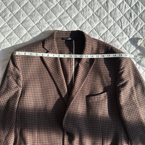 Brooks Brother Unlined Gun Check Wool Blazer, 46R - Picture 12 of 12